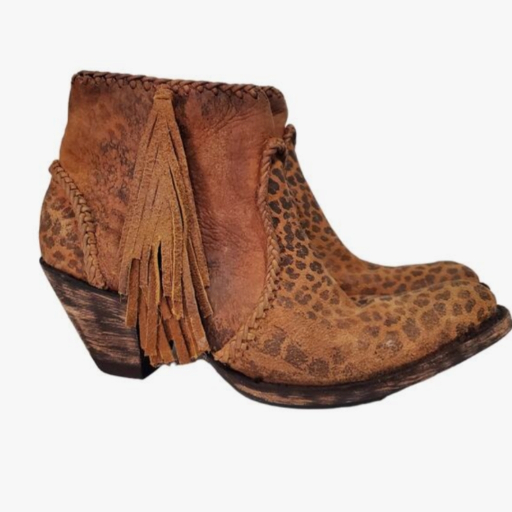 Old Gringo Leopard Booties